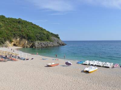 Řecko, Sivota, Pláž Mega Ammos