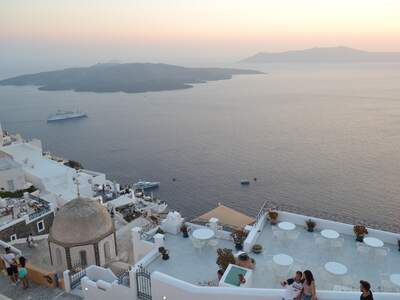 Řecko, Santorini, Thira