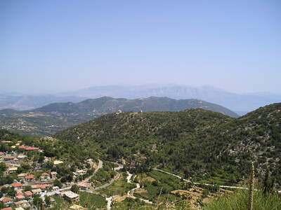 Řecko, Lefkada, Vesničky