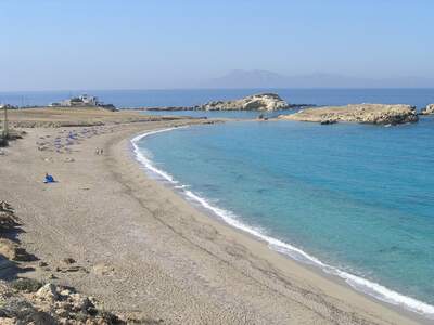 Řecko, Karpathos, Dlouhá pláž v letovisku Lefkos