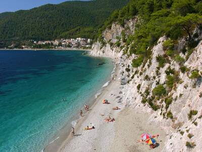 Řecko, Skopelos, Pláž Hovolo