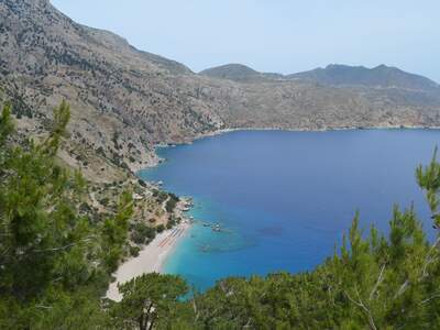 Řecko, Karpathos, Pláž Apela