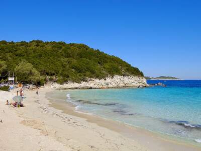 Řecko, Paxos, Antipaxos pláže, Pláž Voltumi 