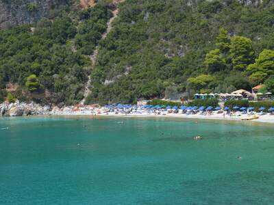 Řecko, Skopelos, Pláž Limnonaria