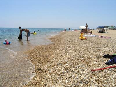 Řecko, Kefalonie, Pláž před ubytováním Summer Sun