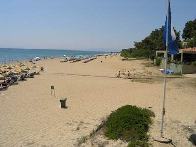 Řecko, Kefalonie, Pláže v letovisku Skala, V centru