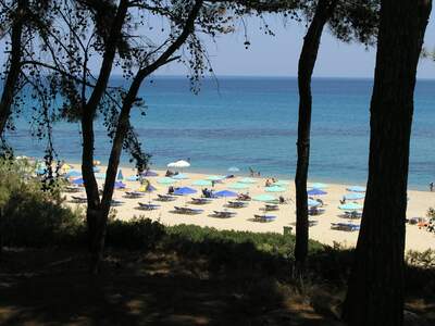 Řecko, Kefalonie, Pláže v letovisku Skala, V centru