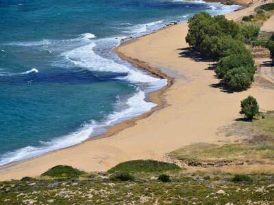 Řecko, Ios, Pláž Psathi