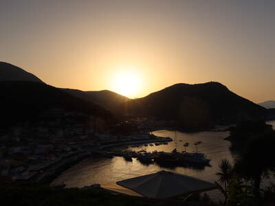 Parga-východ slunce