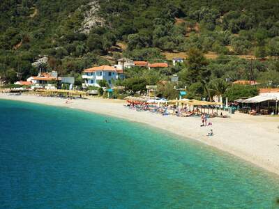 Řecko, Skopelos, pláž Panormos