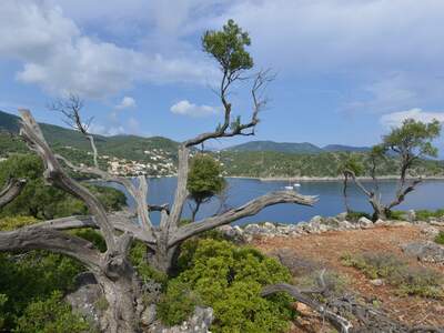 Řecko, Ithaka, Kioni- cesta k mlýnům