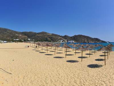 Řecko, Ios, pláž Mylopotas