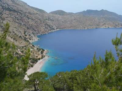 Řecko, Karpathos, Pláž Apela