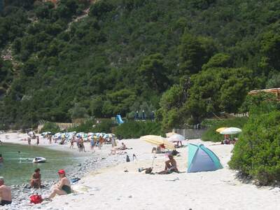 Řecko, Skopelos, Pláž Limnonaria