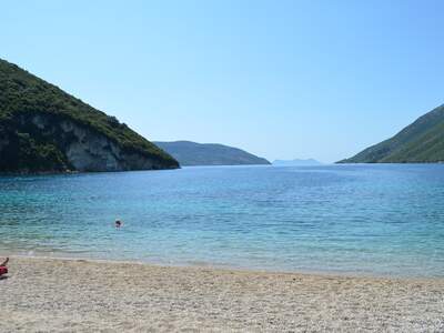 Řecko, Lefkada, Pláž Desimi 