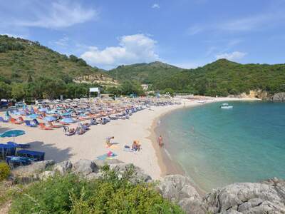 Řecko, Sivota, Pláž Mega Ammos