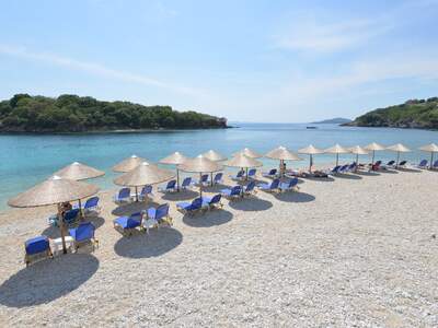 Řecko, Sivota, Pláž Agia Paraskevi