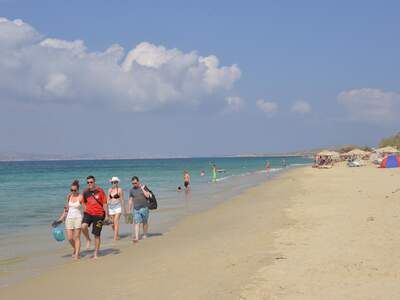 Řecko, Naxos, Pláž Plaka Markas