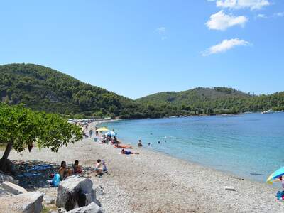 Řecko, Skopelos, pláž Panormos