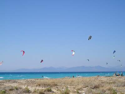 Řecko, Lefkada, Pláž Agios Ioannis Gyra
