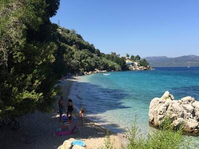 Lefkada, pláž Pasa Perigiali 