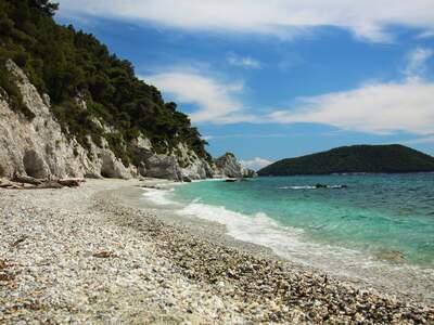 Řecko, Skopelos, Pláž Hovolo