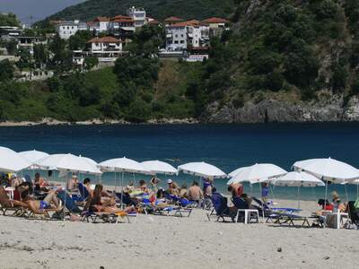 Řecko, Parga, Pláž Valtos