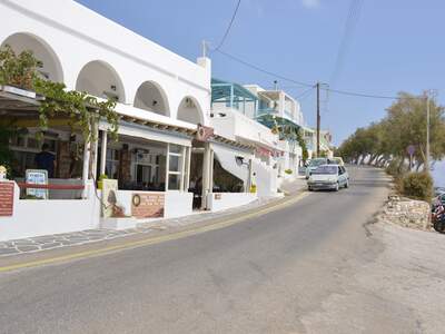 Řecko, Paros, Pláž pod penzionem Deep Blue