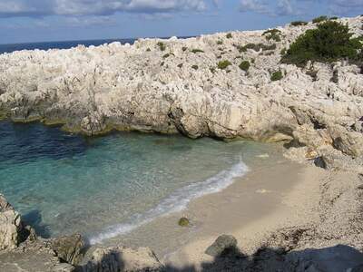 Řecko, Kefalonie, Pláž Alaties