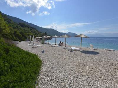 Řecko, Ithaka, Pláž Aspros Gialos