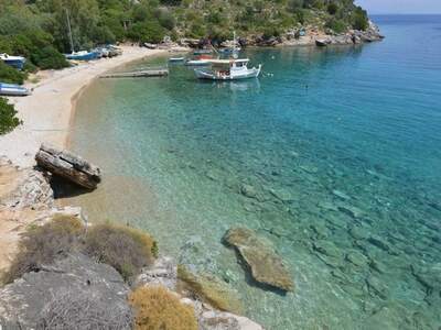 Řecko, Ithaka, Pláž Sarakoniko