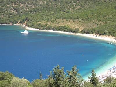 Řecko, Kefalonie, Pláž Antiamos