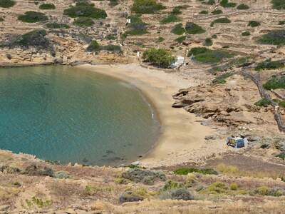 Řecko, Ios, Pláž Kolitsani