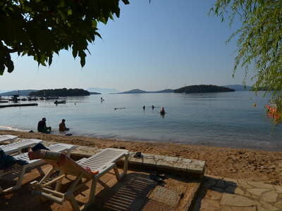 Pláž pláž před Achilleas