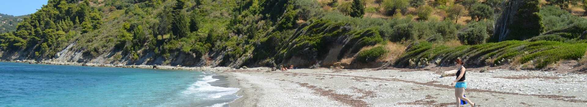 Řecko, Skopelos, Pláž Armenopetra