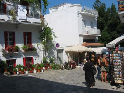 Řecko, Skopelos, Město