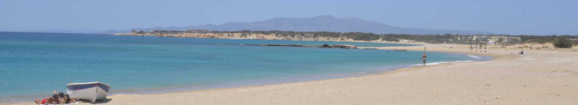 Řecko, Naxos, Pláž Pirgaki