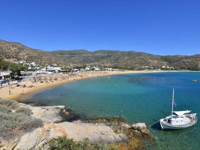 Řecko, Ios, pláž Mylopotas