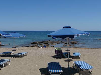 Řecko, Rhodos, pláž Faliraki