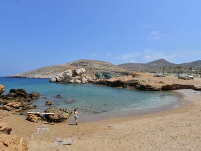 Řecko, Ios, Pláž Koumbara