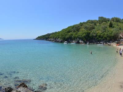 Řecko, Sivota, Pláž Zavia Beach