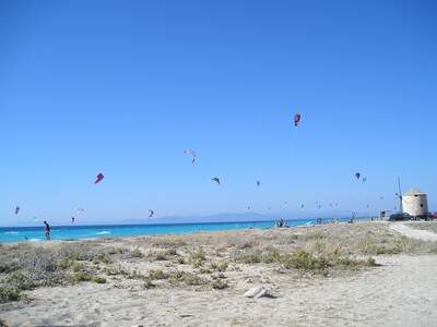 Řecko, Lefkada, Pláž Agios Ioannis Gyra