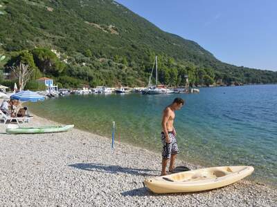 Řecko, Ithaka, Pláž Polis