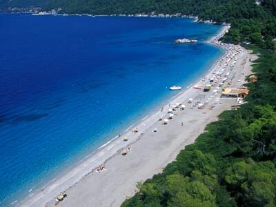 Řecko, Skopelos, Pláž Milia