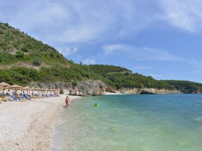 Řecko, Sivota, Pláž Mega Drafi