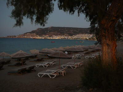 Západ slunce nad Pigadií