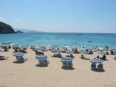 Řecko, Parga, Pláž Valtos