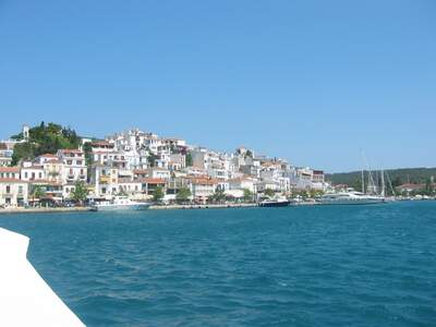 Řecko, Skopelos, Město