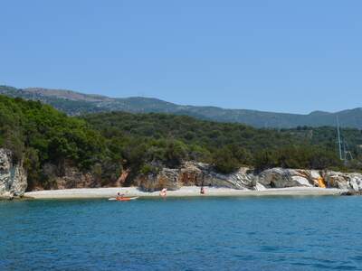 Řecko, Sivota, Pláž Mikri Zeri