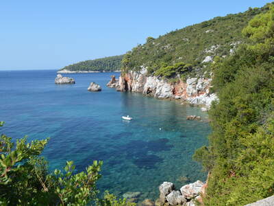 Řecko, Skopelos, pláž Stafilos